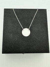 Stainless Steel Circle Necklace Circle