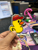 Trucker Duckie Sticker