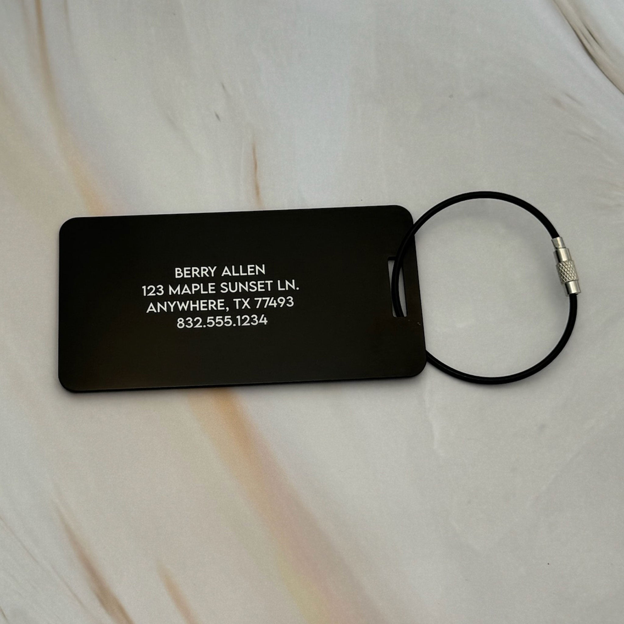 Luggage Tag Aluminum